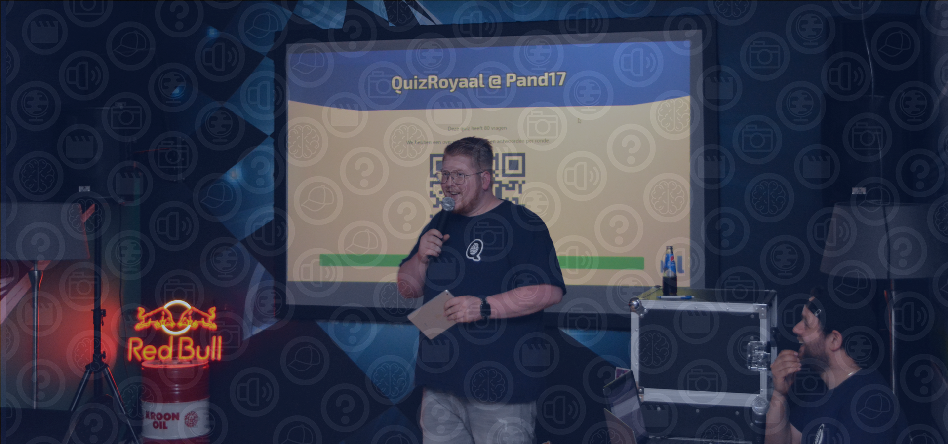 Afbeelding van de QuizMaster live in actie!